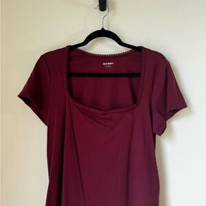Old Navy Red Short Sleeve T-Shirt